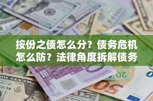 北京按份之债怎么分？债务危机怎么防？法律角度拆解债务分配与风险自保指南