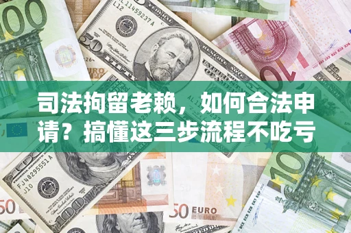 北京司法拘留老赖，如何合法申请？搞懂这三步流程不吃亏！