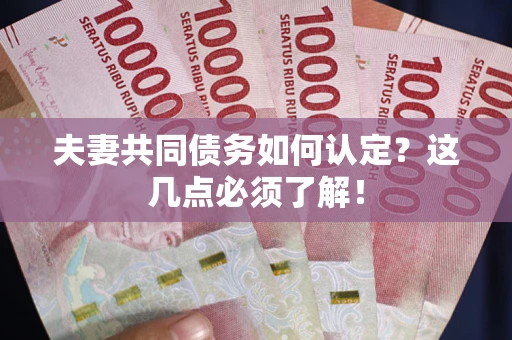 北京夫妻共同债务如何认定？这几点必须了解！