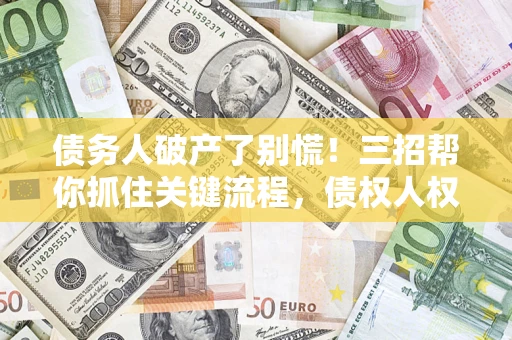 北京债务人破产了别慌！三招帮你抓住关键流程，债权人权益不再缩水