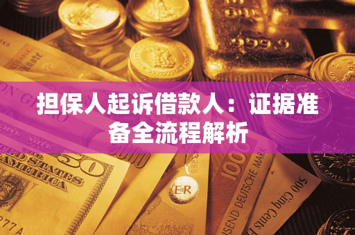 北京担保人起诉借款人：证据准备全流程解析