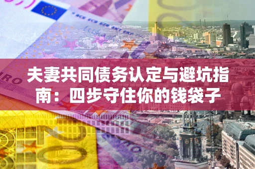 北京夫妻共同债务认定与避坑指南：四步守住你的钱袋子