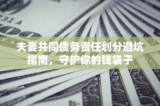 北京夫妻共同债务责任划分避坑指南，守护你的钱袋子